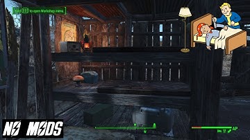 Cabin bunk beds - FALLOUT 4 quick build (no mods)