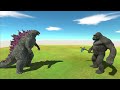 One Kong vs All Godzillas | Animal Revolt Battle Simulator