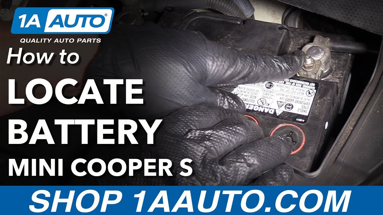 How to Locate Battery 07-13 Mini Cooper S