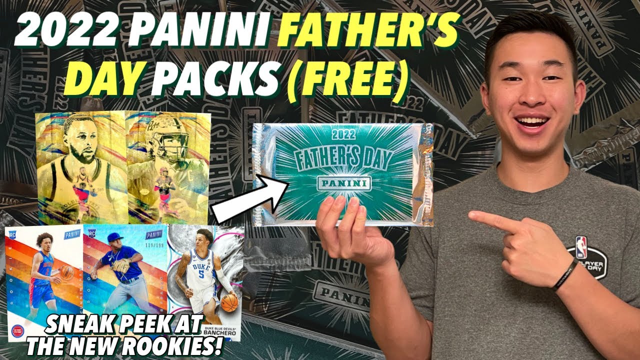OPENING A BIG STACK OF THE NEW 2022 FATHER'S DAY PACKS FROM PANINI
