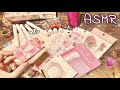 【ASMR】ピンクの絵画をラッピングする音【途中広告なし】The sound of wrapping a pink painting