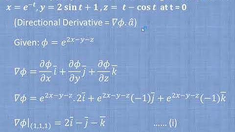 Engg. Maths I Directional Derivative I Vector Differentiation I By Prof. Sagar Wabale