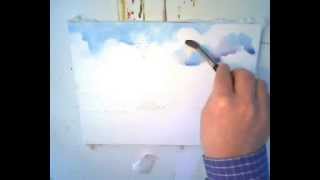 Как нарисовать небо с облаками, акварелью(акварельные рисунки., 2013-12-07T18:33:56.000Z)