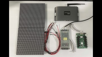 How To Connect LED Display Module(Novastar Sending Box)