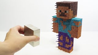 Monster Magnets Vs Poor Steve Minecrat Make Poor Steve With Magnetic Balls