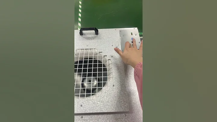 FFU fan filter unit production line | control box and assemble progress | clean room equipment