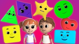 Luke & Lily - Shapes song | Nursery Rhymes | Kids songs | Childrens  songs