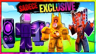 Sadece Exclusive Challenge Roblox Skibidi Toilet Tower Defense