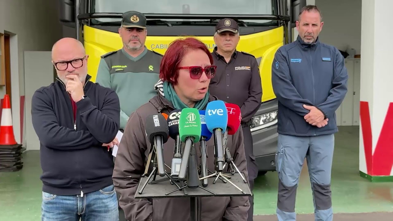 Última hora de la búsqueda de Airam Teléfono de coordinación del Cecopin de La Palma 922 437650