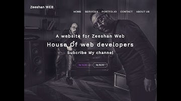how to make website home page in html and css in urdu