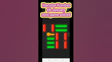 08 January Hamster Kombat mini game daily key🗝️ puzzle solved unlock key#hamsters #hamsterkey