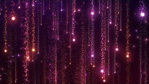 Fly Through Twinkling Particles with Glittering Trails
