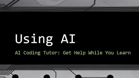 AI Coding Tutor