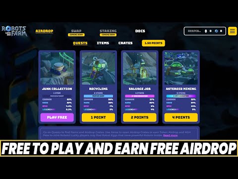 Robots Farm - Free To Play , Play to Earn Game (Airdrop Event )