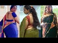 Anupama Swathi Aunty Shows Her Hot Curves in Saree Photoshoot | mallu aunty hot | hot bhabhi #mallu