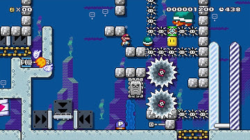 Super Mario Maker - One Screen Puzzle - Puzzle 5 - by SethBling