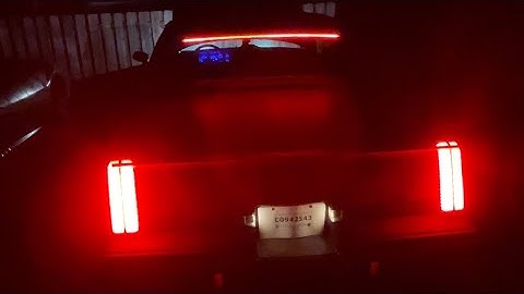 Gbody led 3rd brake light install | I installed a trunk popper too!!!