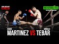 Kewin martinez vs gonzalo tebar  ko  wbc muay thai national title