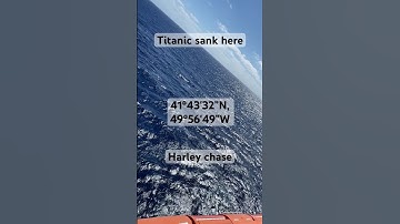 Titanic sank here. 3,800 metres below us. #titanic #movie #titanicwreckage #sad