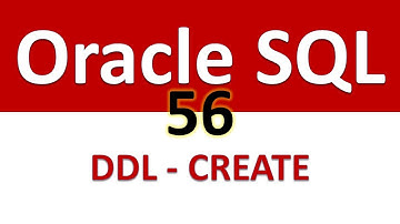 Oracle SQL Developer Tutorial For Beginners   56 - DDL CREATE