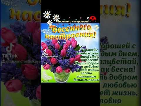 Весеннего настроения #shorts #тикток #открытки #рекомендации #открыткидлядрузей #весеннегонастроения