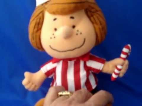 peppermint patty hallmark talking plush doll youtube