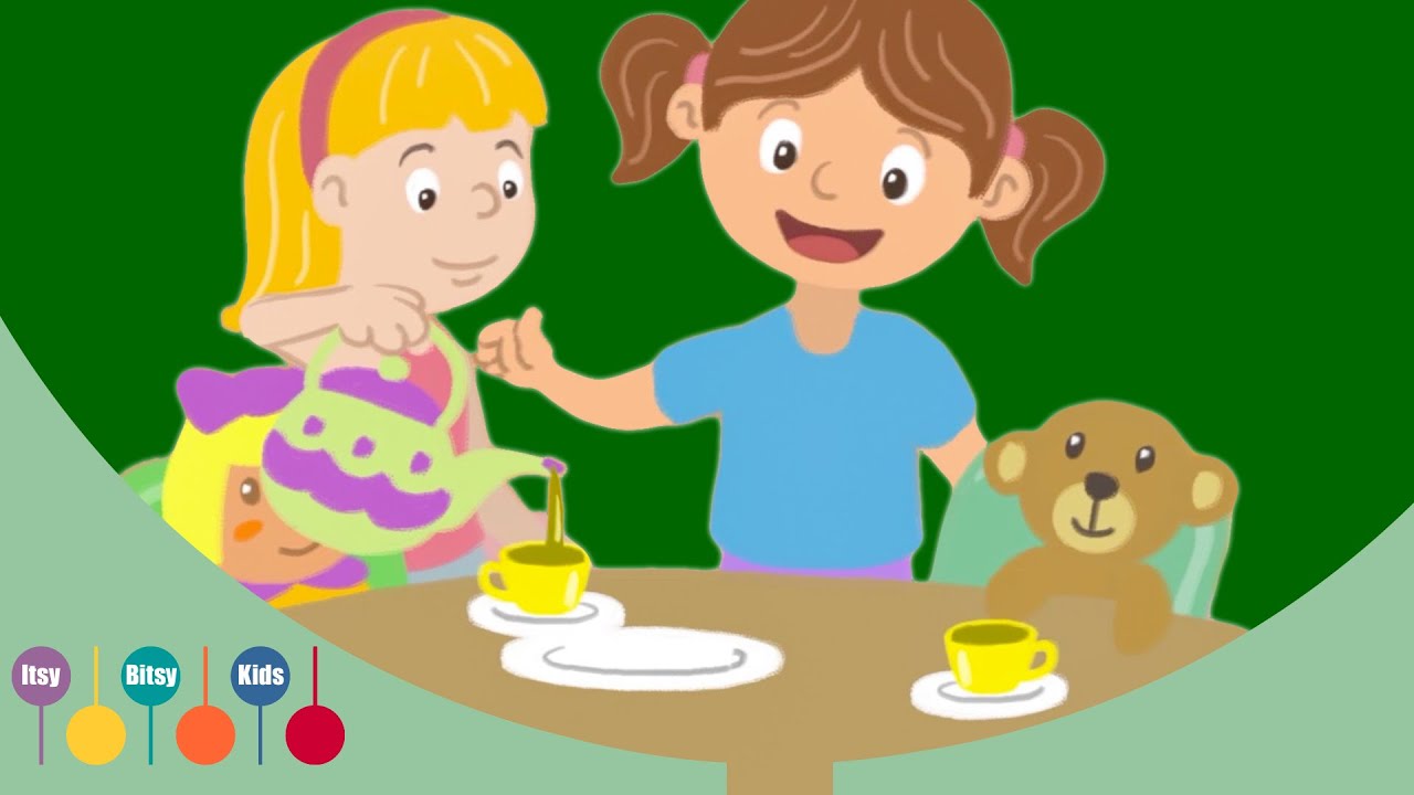 Polly Put The Kettle On Nursery Rhyme ItsyBitsyKids YouTube