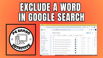 How to Exclude a Word in Google Search