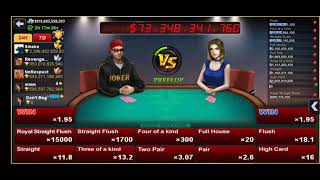How to win in Bullfight DH Texas Poker video tutorial screenshot 5