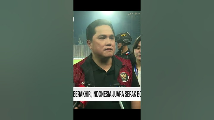 Usai Juara Sea Games, Erick Thohir Persiapkan Tim untuk AFC