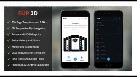 Flip 3D | Mobile & Tablet Responsive Template | Themeforest Review and Download