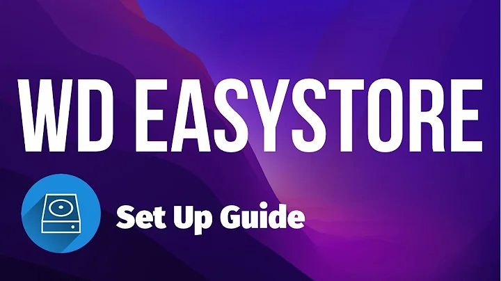 How to Use WD - Easystore External USB 3.0 Portable Hard Drive on Mac