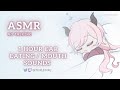 [ASMR/3DIO] Ear Eating / No talking ASMR ♡ Deep male voice ♡ Let me put you to sleep ♡♡