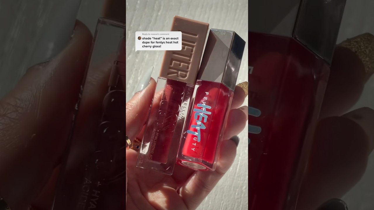 Red gloss comparisons 