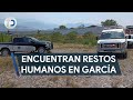 Encuentran restos humanos en zona despoblada de García, NL