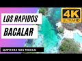 Los Rapidos de Bacalar Mexico 🇲🇽  Drone 4k Stromatolites   | Travel Droner