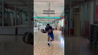 How to do a forward lunge rotational slam . #youtubeshorts #medicineballworkout #workoutroutine