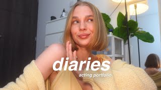 acting portfolio shoots, vintage lens, and broken camera
