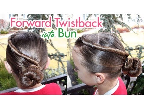 beautycon Forward Twistback into Bun | Updos | Cute Girls Hairstyles