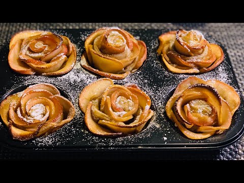 Video: Cách Làm Hoa Hồng Từ Táo Và Bánh Phồng