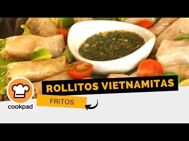 ROLLITOS VIETNAMITAS EN AIRFRAYER O EN HORNO - Maria Cosbel