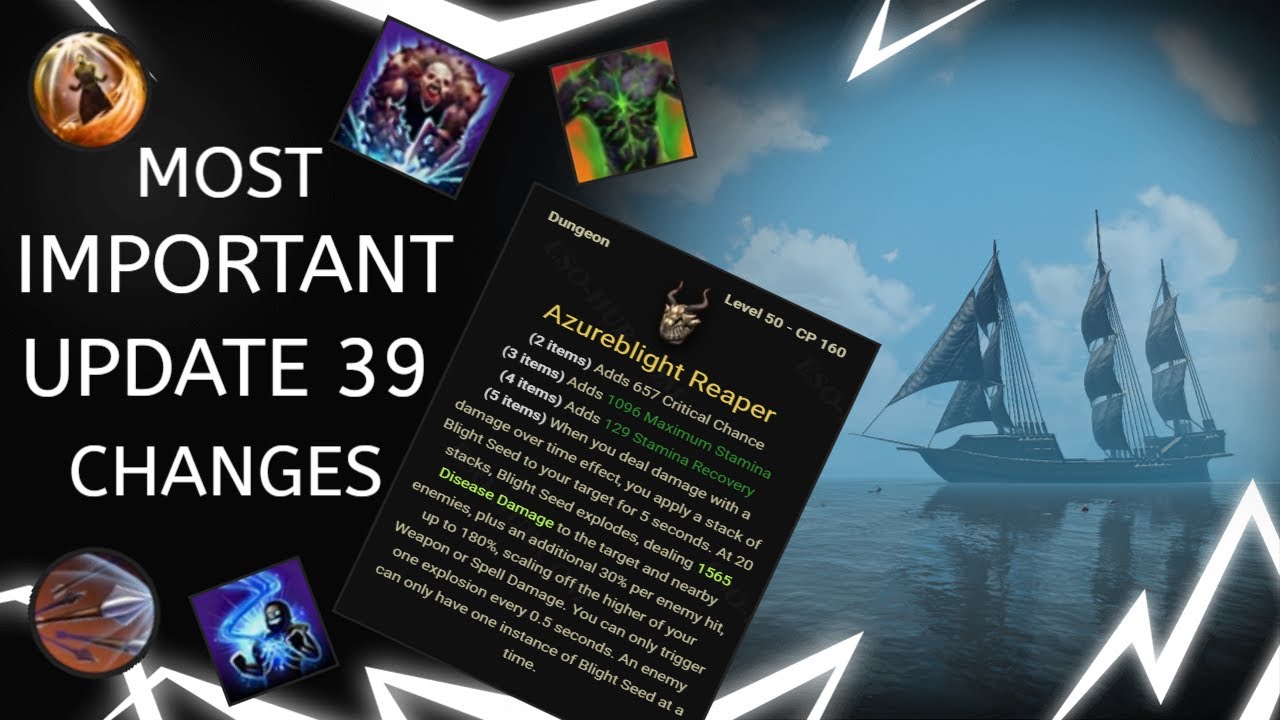 Most Important Update 39 Changes | The Elder Scrolls Online - YouTube