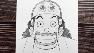 Easy Anime Sketch How To Draw Usopp - One Piece Anime Boy Drawing Step By Step For Beginners