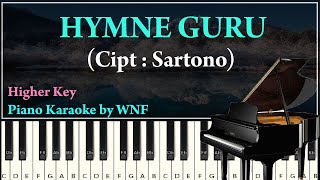 IRINGAN PIANO HYMNE GURU | Karaoke Lagu Nasional Indonesia Hymne Guru | Minus One Piano Hymne Guru
