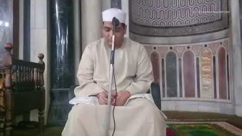 الشيخ مكرم مكى ابوغابة وقران الجمعة من مسجد سيدى احمد الرفاعى بالقاهرة سورة التوبة والقصار 6 11 2015
