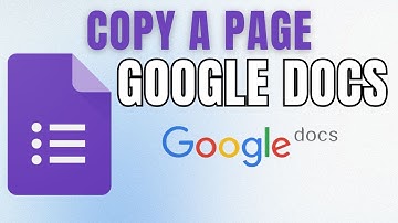 How to COPY a Page in Google Docs in SECONDS!