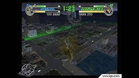 Godzilla: Destroy All Monsters Melee GameCube Gameplay -