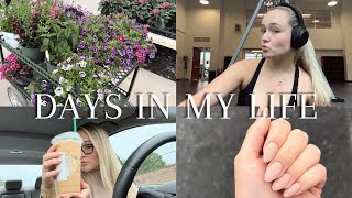 VLOG: leg day, new nails, grocery haul, how I plan my week