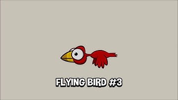 2d game asset bird animation preview