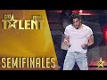 Elih danse sous une pluie de feu  demifinale 4  espagne got talent 2016